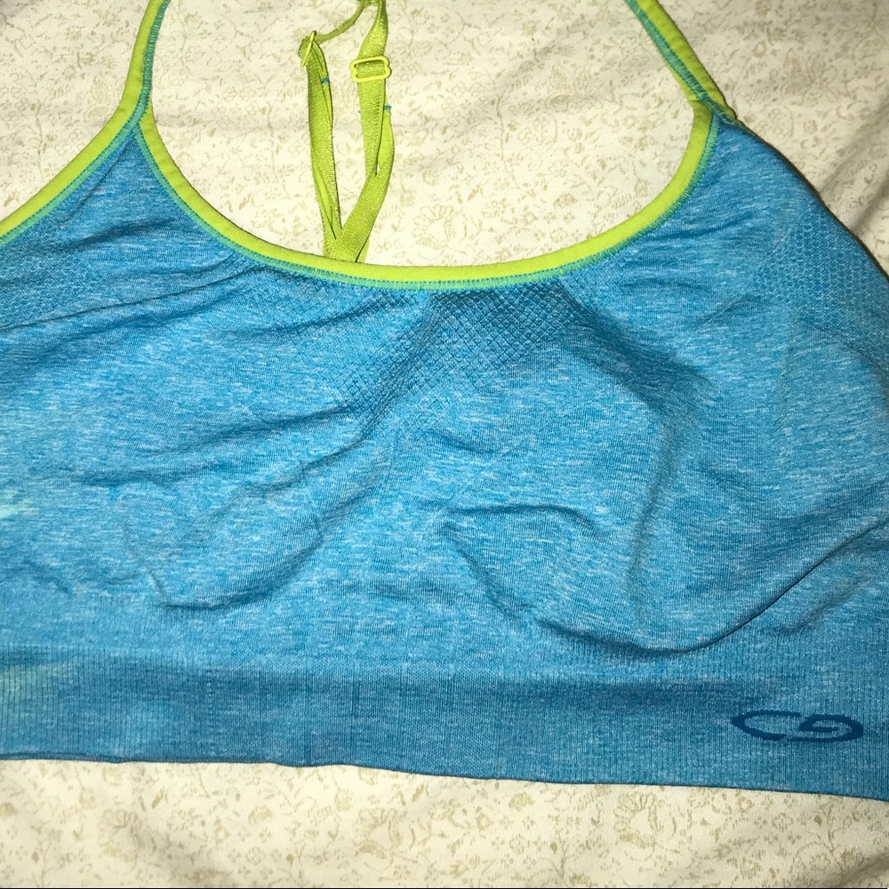 Spandex sports bra